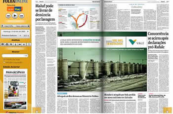 FOLHA DE S. PAULO INAUGURA JORNAL DIGITAL